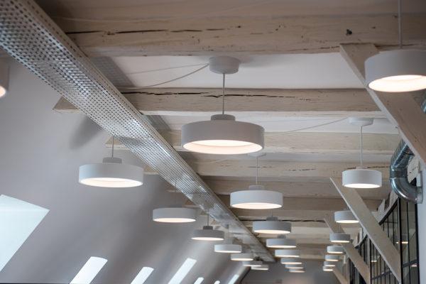 Human Centric Lighting Control with Tunable White LED light fittings in office